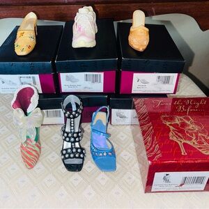 Lot Of 6 Raine Just the Right Shoe Collectable Figurines - New In box